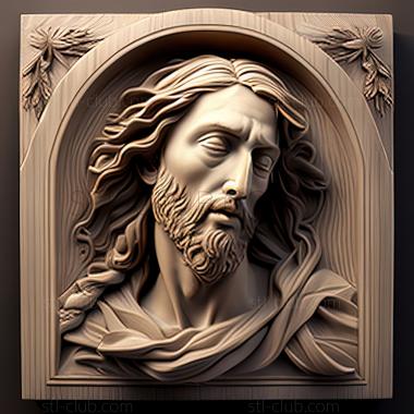 3D model st jesus (STL)